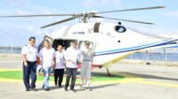 Tinjau Jalur KA Lewat Udara, Menhub: Penyelesaian KA Libatkan BUMN dan Swasta