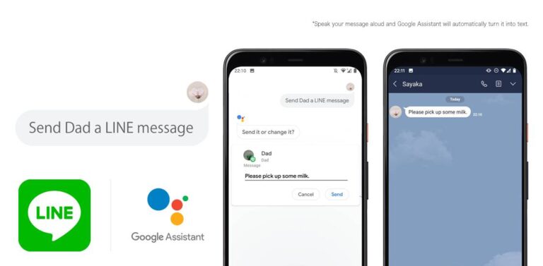 LINE Dukung Google Assistant