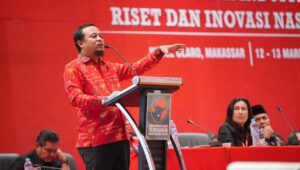 Di Rakerda PDIP, Wagub Sulsel Singung Pentingnya Pemimpin Menjaga Komitmen