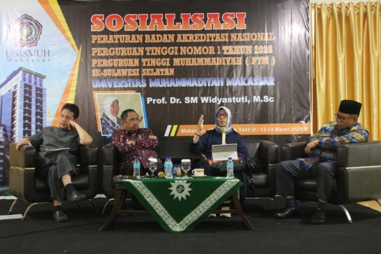 Sikapi Kampus Merdeka, Unismuh Makassar Gelar Sosialisasi Peraturan BAN-PT 7 Sikapi Kampus Merdeka, Unismuh Makassar Gelar Sosialisasi Peraturan BAN-PT