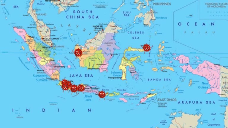 Inilah Persebaran Virus Corona di Indonesia 4 Virus Corona 1