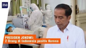 Jokowi: Dua Orang di Indonesia Positif Virus Korona