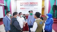 Di Posko Covid-19 Makassar, Wagub Tinjau Persiapan PSBB