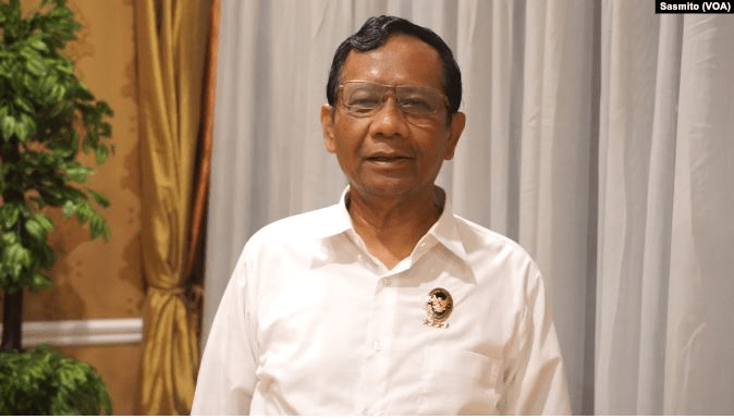 Menkopolhukam Mahfud MD