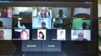 Rapat pengurus Dewan Etik LLDIKTI IX Sulawesi, melalui video confrence,