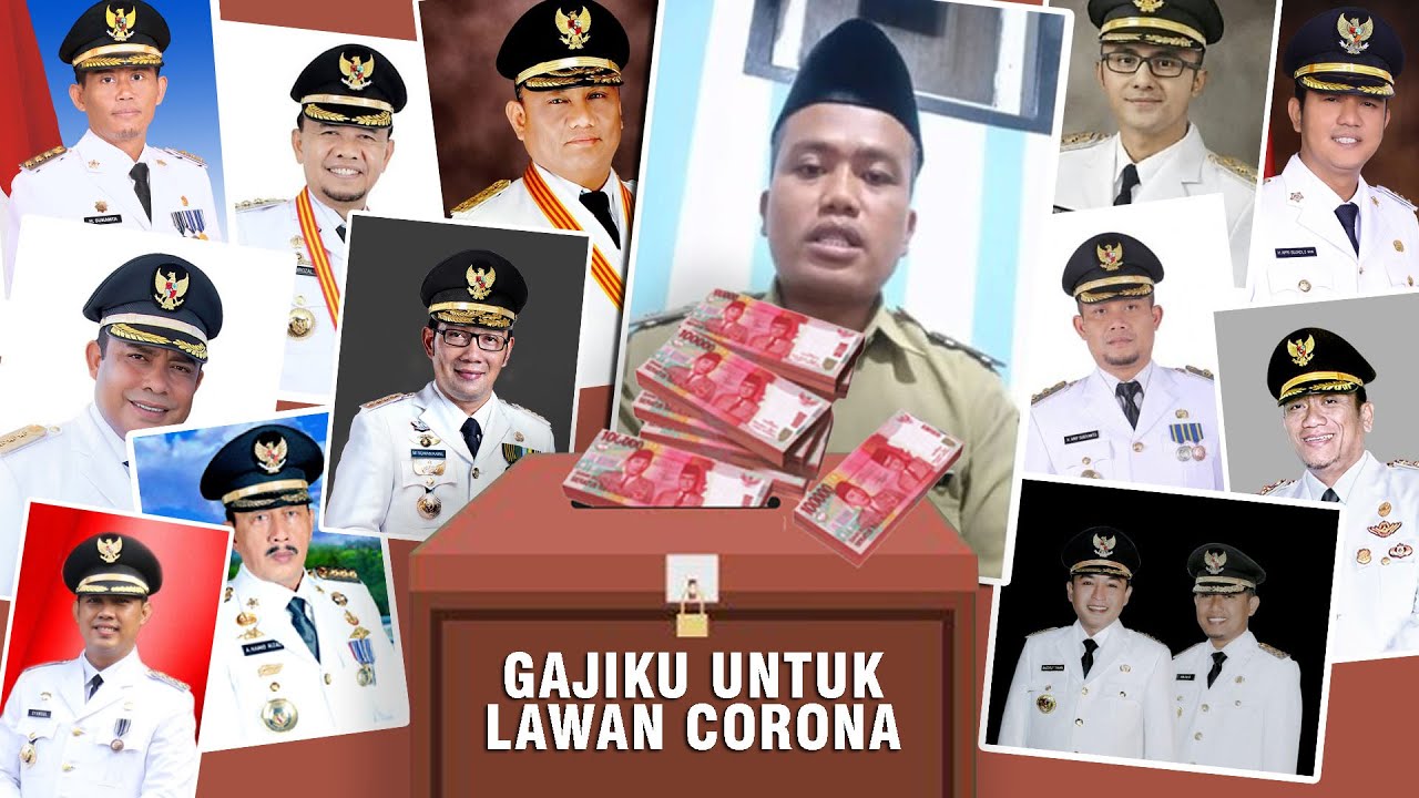 Deretan, Gubernur, Bupati Hingga Kepala Desa Yang Sumbangkan Gajinya Untuk Lawan Corona