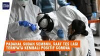 Sudah Sempat Sembuh, 116 Orang Kembali Positif Corona