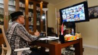 Gubernur Sulsel Halal Bihalal secara Virtual
