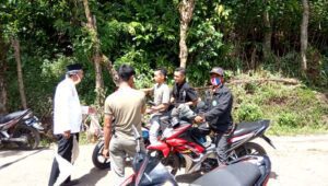 Pemdes Balassuka Gowa Larang Warga Keluar Masuk Desa Selama Idul Fitri 1441 H