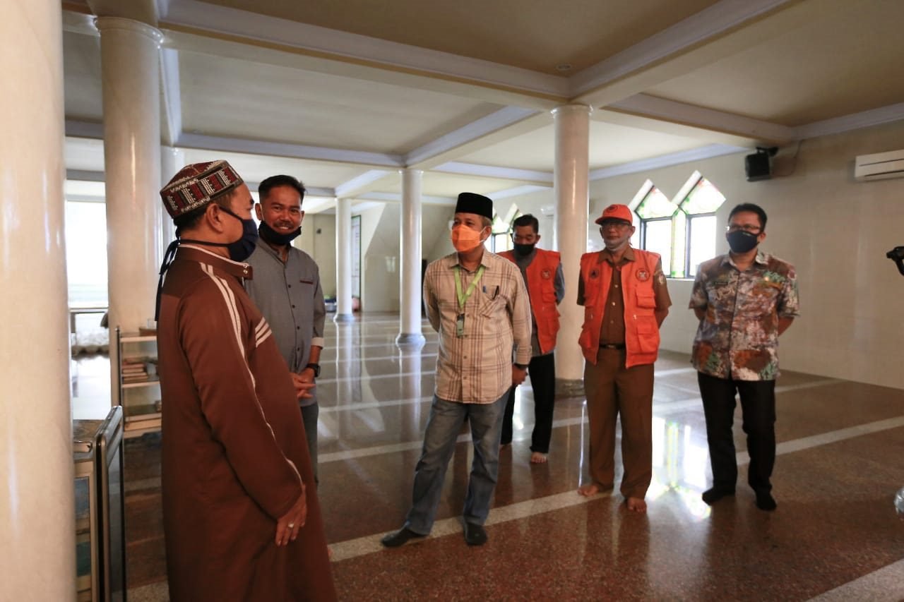 Pj Walikota Keliling Masjid, Pastikan Protokol Kesehatan Dijalankan