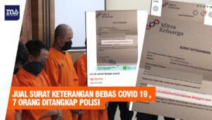 Polisi Tangkap 7 Orang Terkait Surat Bebas Corona Palsu