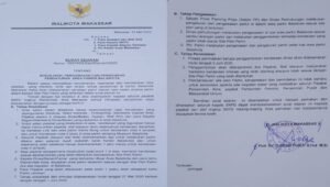Yusran Terbitkan Surat Edaran Larangan Parkir di Balikota Makassar