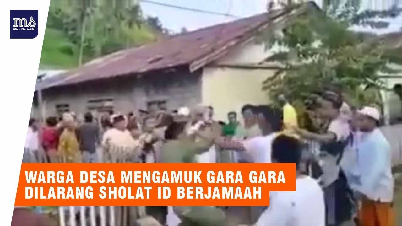 Kepala Desa di Massa Akibat Larang Warga Sholat Idul Fitri Berjamaah
