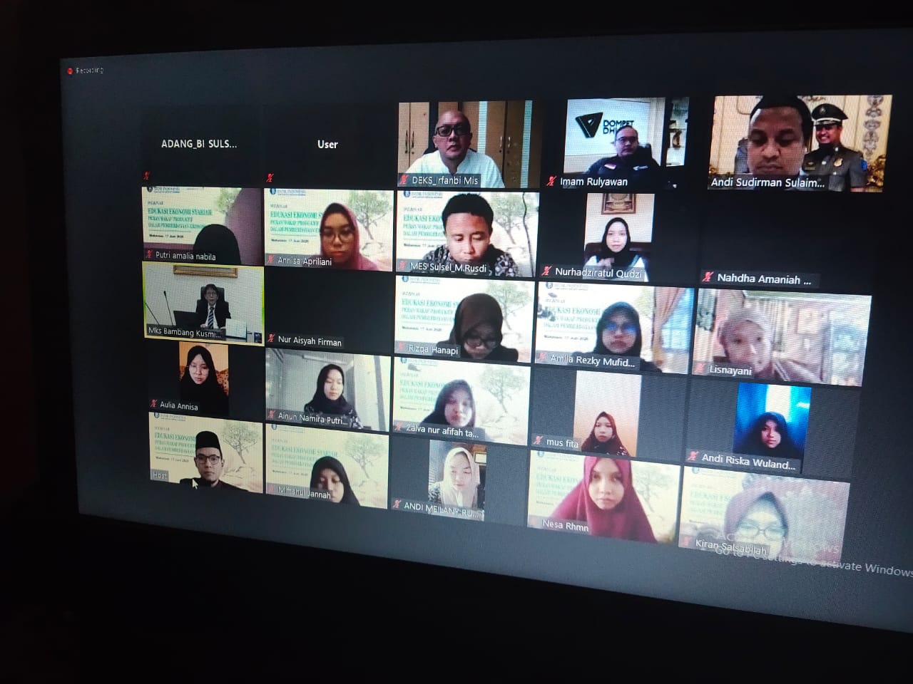 Digelar BI Wagub Sulsel Jadi Keynote Speaker dalam Webinar Edukasi Ekonomi Syariah