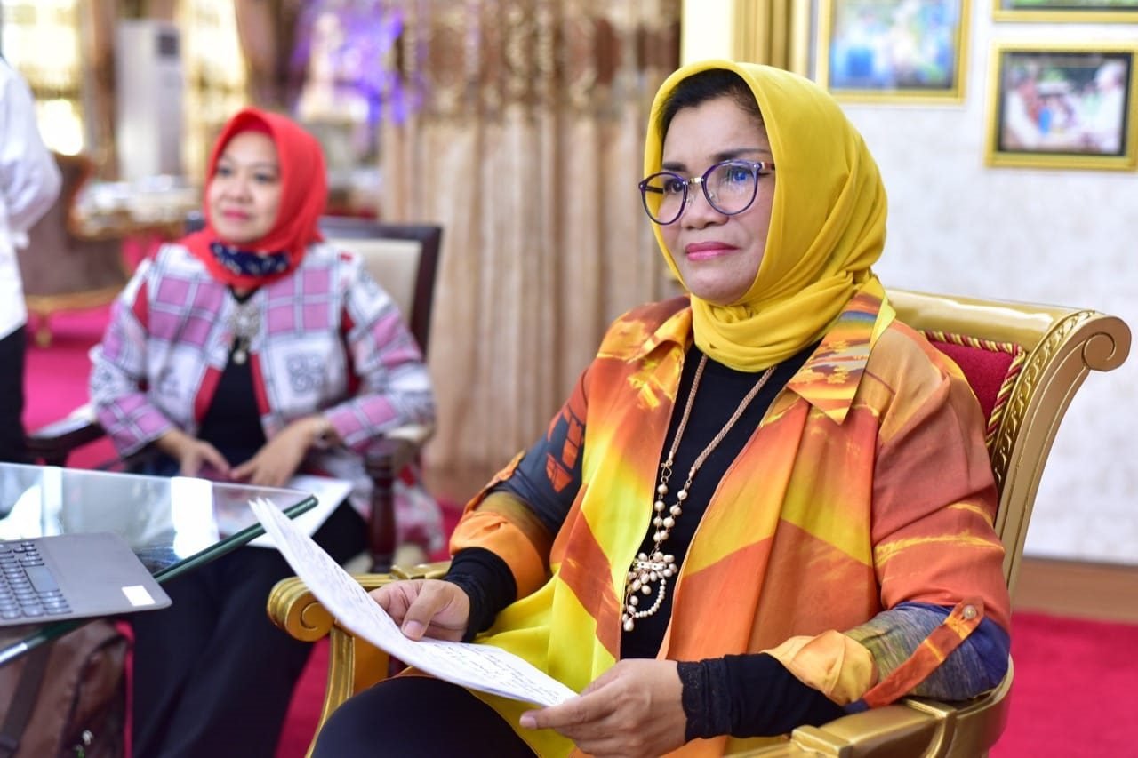 Ketua Tim Penggerak PKK Provinsi Sulawesi Selatan Lies F Nurdin 2