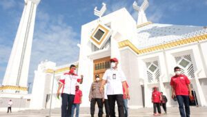 Terapkan Protokol Kesehatan, Masjid Agung Syekh Yusuf Hanya Tampung 500 Jamaah