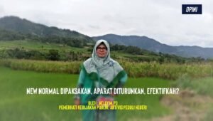 New Normal Dipaksakan, Aparat Diturunkan, Efektifkah?