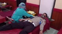 Satlantas Polres Gowa Gelar Donor Darah dan Rapid Test