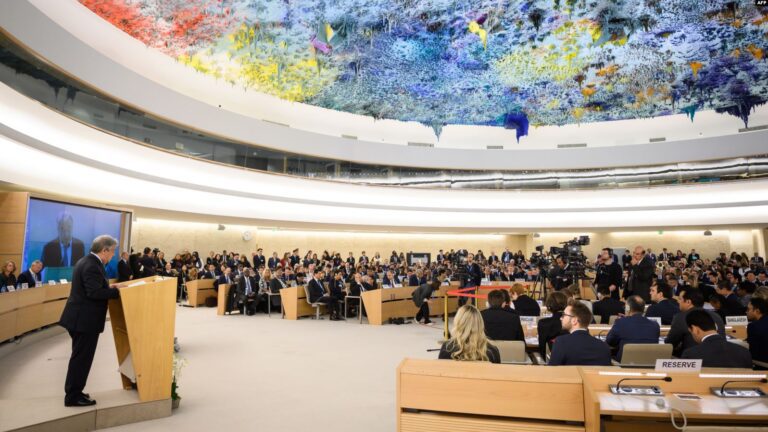 Rasisme, Konflik, Pelanggaran Hukum Menjadi Agenda Utama Dewan HAM PBB 1 Sekjen PBB Antonio Guterres berbicara dalam sidang dewan HAM PBB di Jenewa Swiss