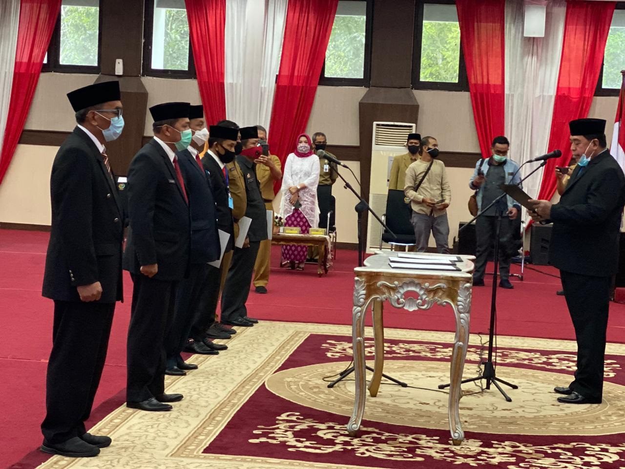 Sekprov Sulsel Lantik 4 Pejabat Tinggi Pratama