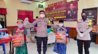 Wakapolres Gowa Bagaikan Cinderamata ke Peserta Sunat Massal