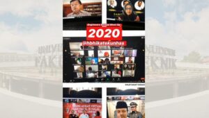 Reuni Virtual Bersama JK, Wagub Usulkan Fakultas Teknik Unhas Menjadi Institut