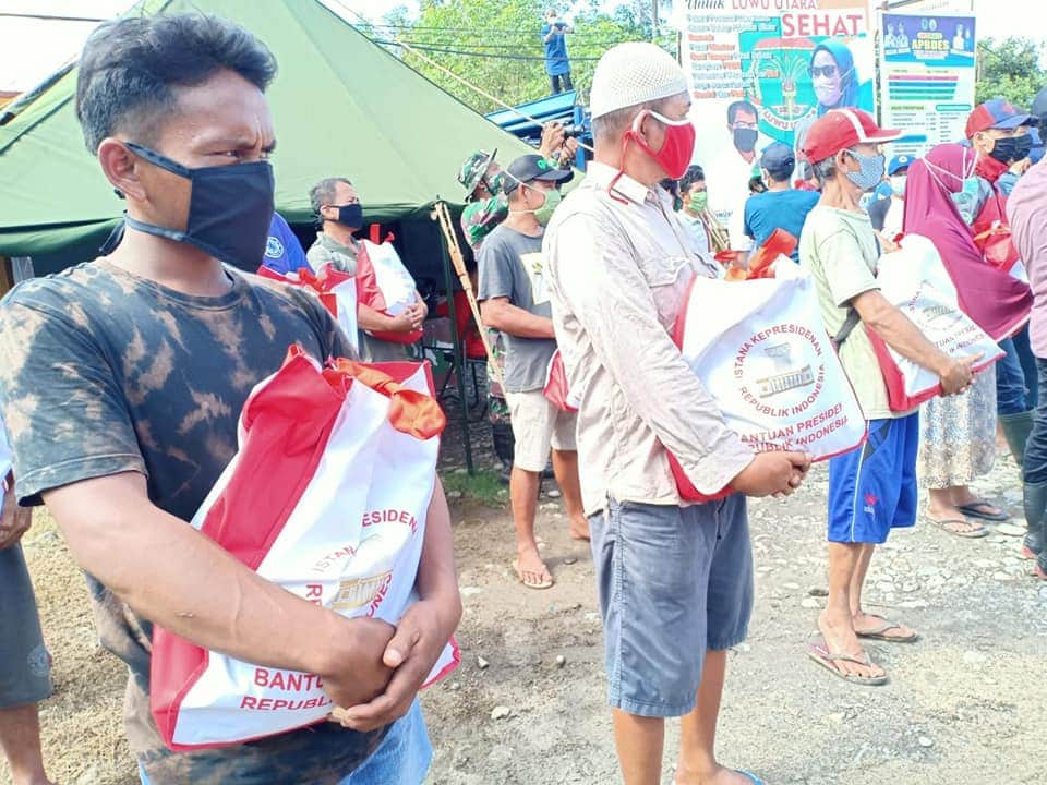 Presiden Kirimkan Bantuan untuk Masyarakat Terdampak Banjir Bandang di Luwu Utara