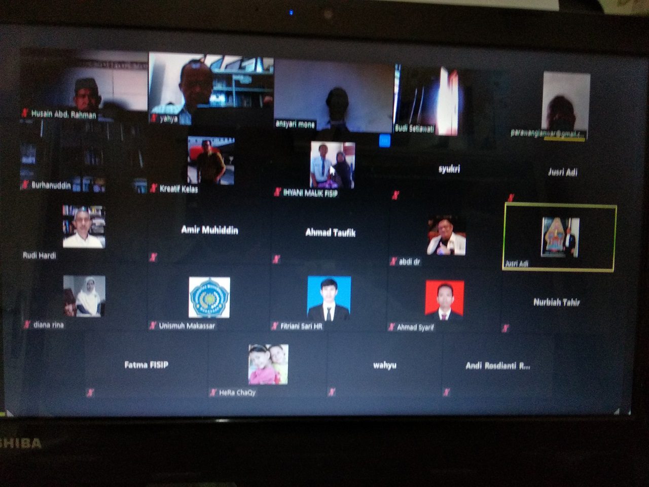 Fisip Unismuh Makasaar Gelar Bimtek Online Penilaian Proses Pembelajaran Berbasis SIMAK