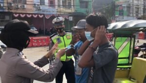 Begini Upaya Polres Gowa Mendisplinkan Warga di Era Kebiasaan Baru