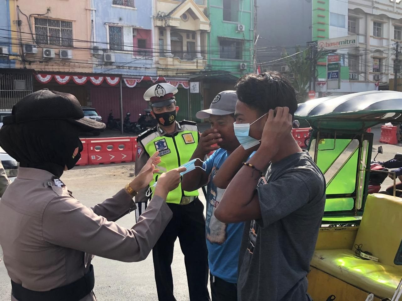 Begini Upaya Polres Gowa Mendisplinkan Warga di Era Kebiasaan Baru