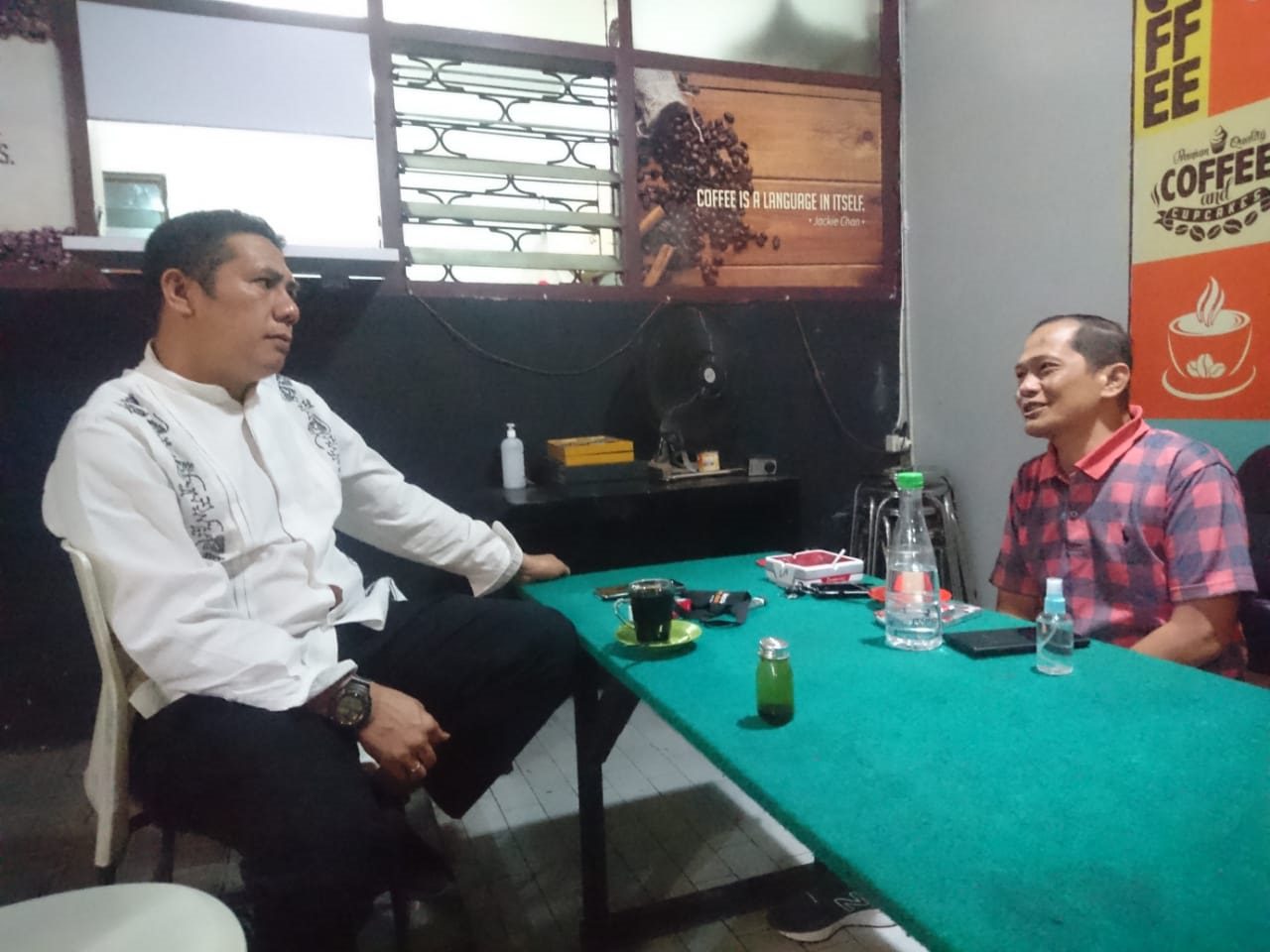 Ketua DPK PKPI Makassar Silahturahim Dengan Deng Ical