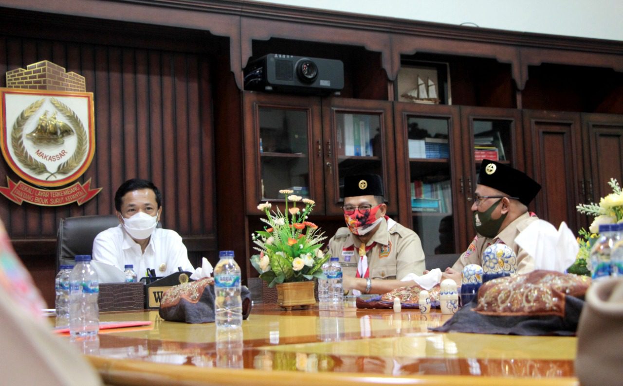 Temui Prof Rudy Kwarcab Pramuka Makassar Gelar Apel Hari Jadi Peramuka 2 1