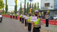 Satlantas Polres Gowa Gunakan Papan Bicara Edukasi Warga tentang Protokol Kesehatan