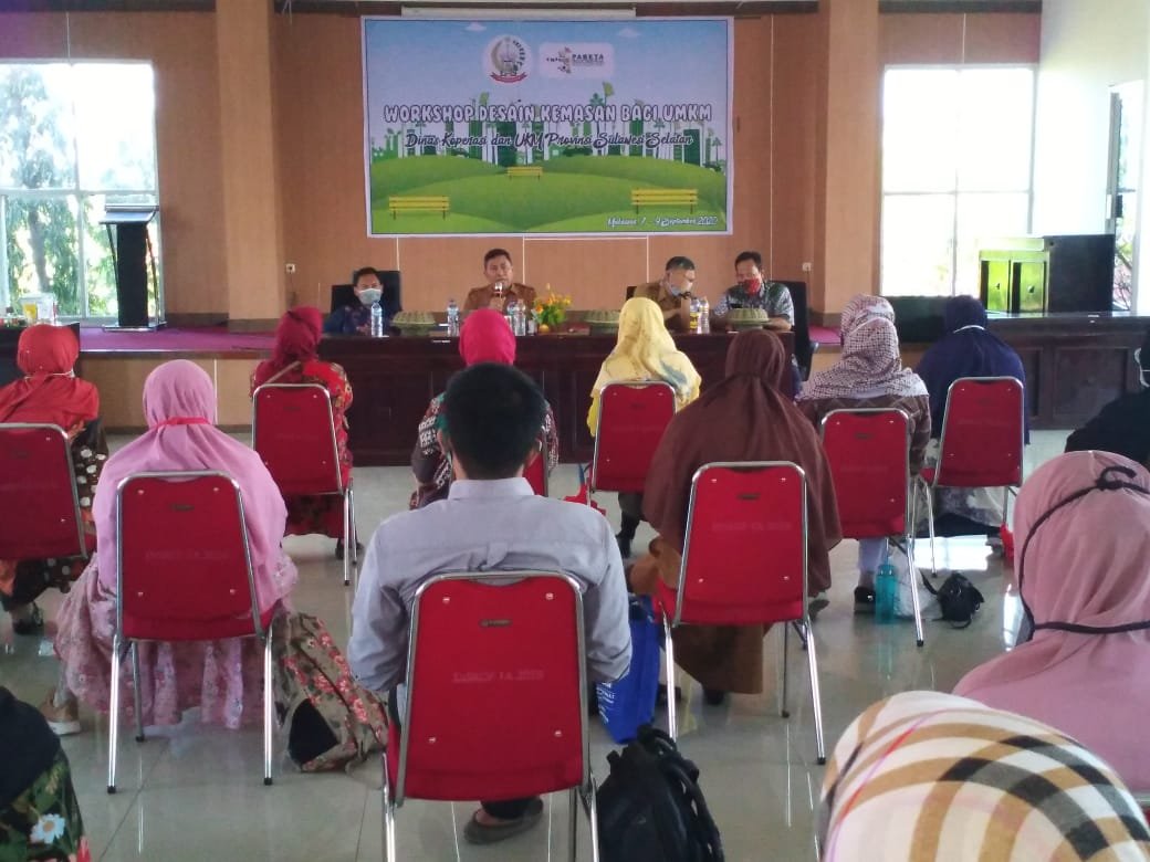 50 UMKM Mamin Ikut Pelatihan Kemasan Diskop UKM Sulsel