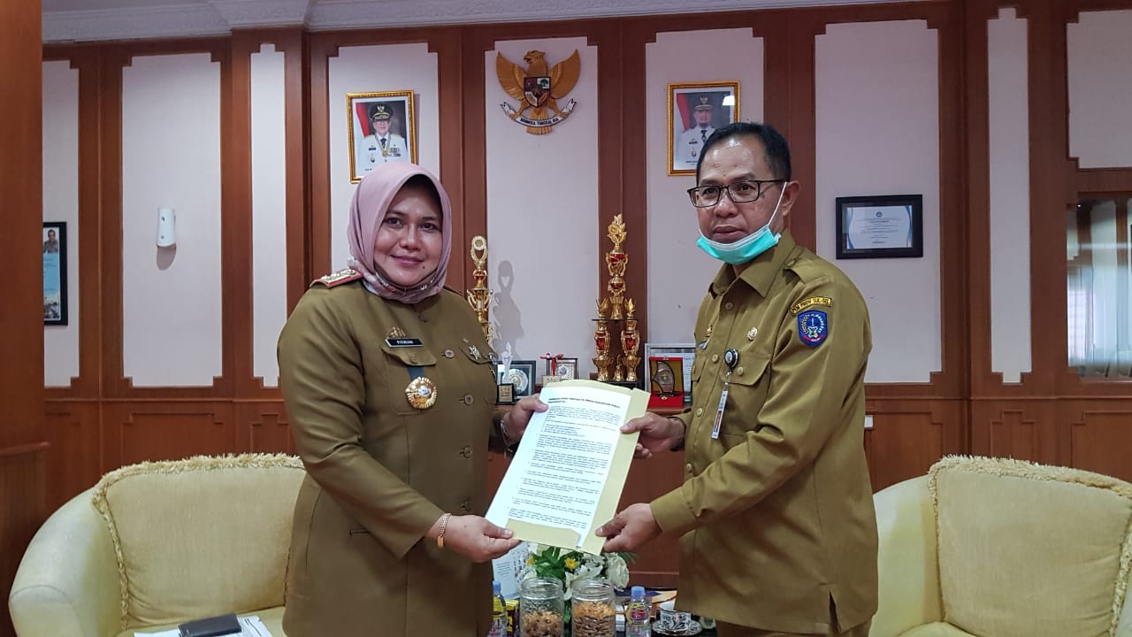 Kadis DP3A Dalduk KB Temui Kadisdik Bahas Sinkronisasi Program 2