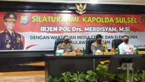 Kapolda Sulsel Silaturahmi Tatap Muka dengan Insan Pers di Makassar