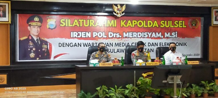 Kapolda Sulsel Silaturahmi Tatap Muka dengan Insan Pers di Makassar 1