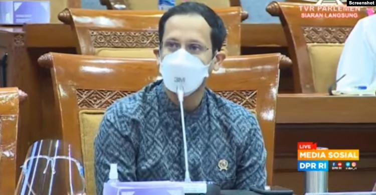 Menteri Pendidikan dan Kebudayaan Nadiem Makarim