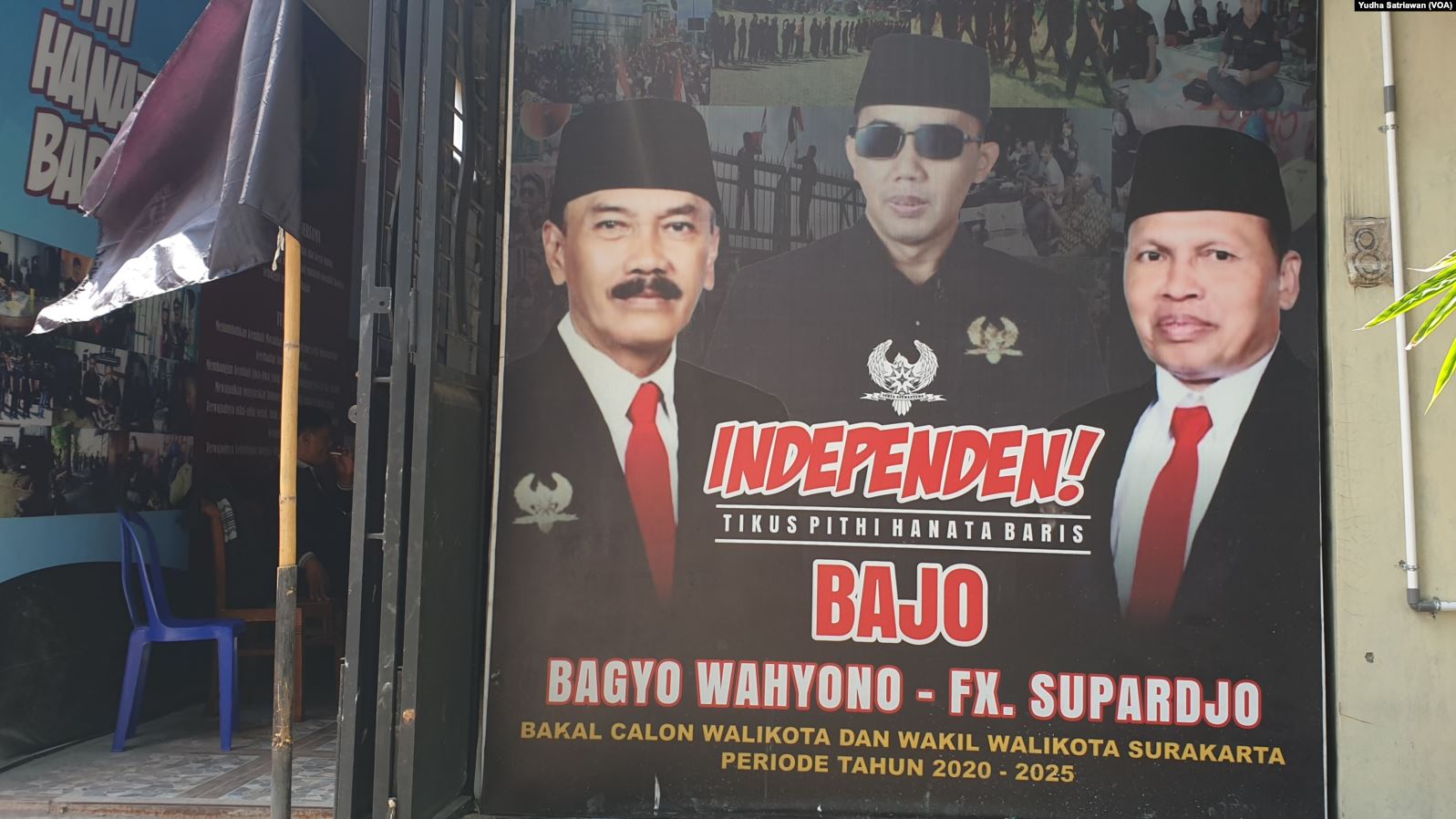 Calon Independen Pilkada 'Terganjal' Persyaratan Berat 3 Posko Pemenamgan Calon jalur Perseorangan atau Independen di Solo Bagyo Wahyono FX Supardjo