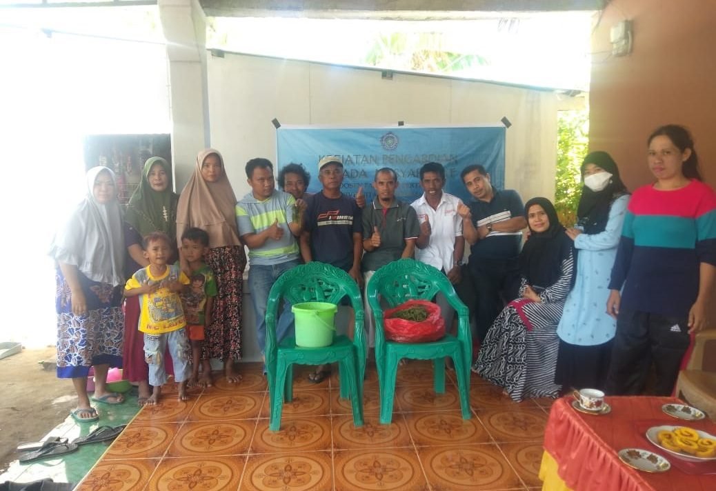 Prodi Budidaya Perairan Unismuh Makassar Gelar Pengabdian di Desa Laikang Takalar