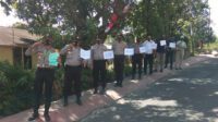 Kapolsek Tinggimoncong Pimpin Operasi Yustisi Protokol Kesehatan
