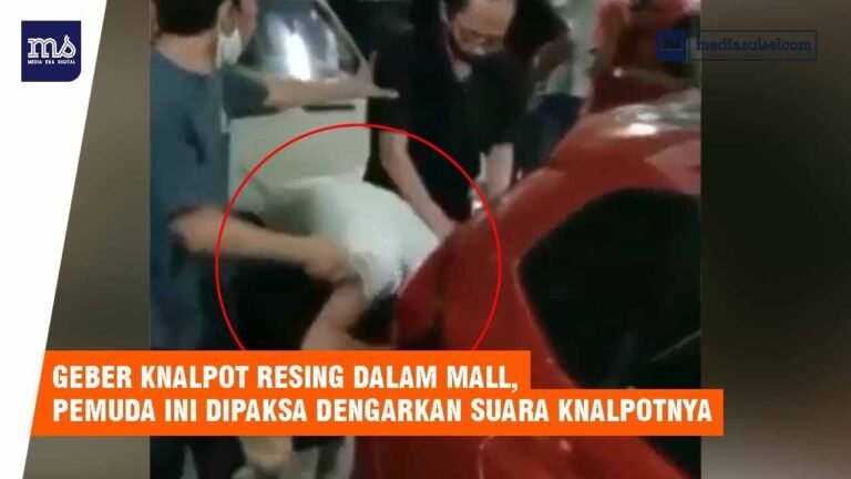 Knalpot Mobilnya Bikin Bising, Pemuda Ini Dipaksa Dengarkan Knalpotnya Sendiri