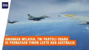 2 Jet Tempur F-16 TNI AU Patroli  Non Stop di Perbatasan Timor Leste dan Australia