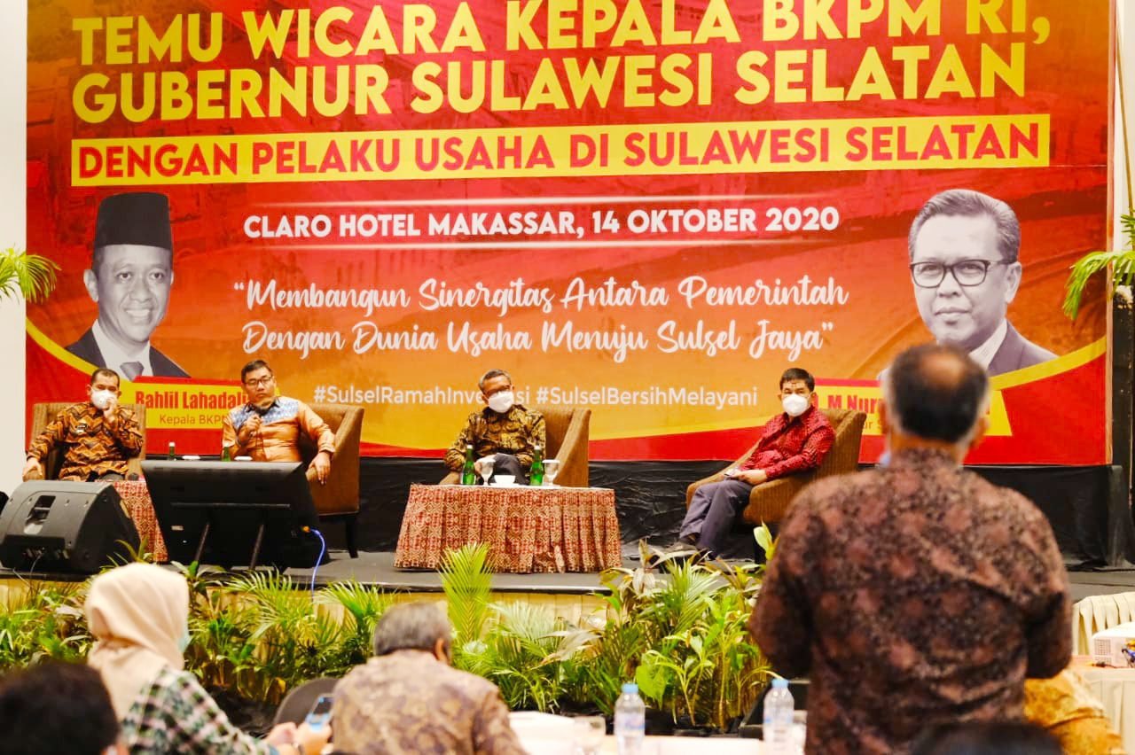 Gubernur Temu Wicara Bersama Pelaku Usaha Sulsel
