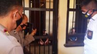 Dirtahti Polda Sulsel Cek Ruang Tahanan Polres Gowa