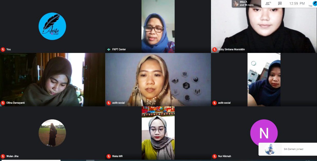Aoife Social Gelar Kegiatan Perdana dengan Bedah Buku 3 IMG 20201020 130116