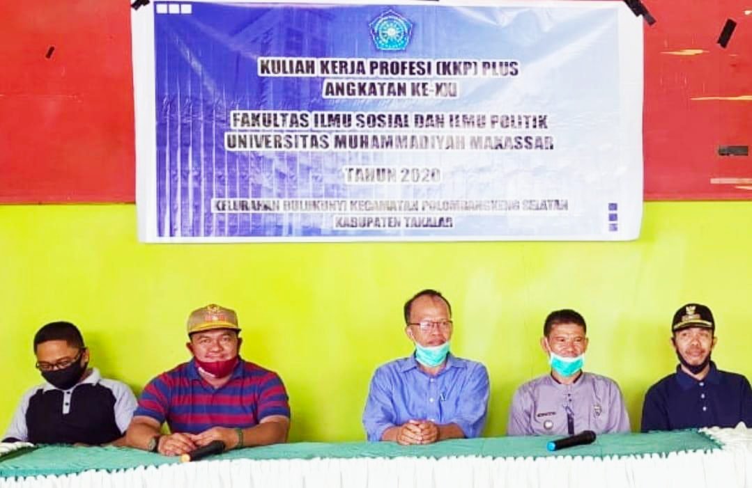 Lurah Pa'bundukang Takalar Minta Mahasiswa KKP Plus Unismuh Makassar Bersinergi Genjot Terobosan Inovasi 