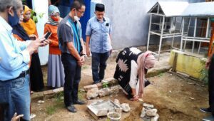 Peletakan Batu Pertama Pembangunan Toilet SMAN 1 Maros, Ini Pesan Kacabdisdik Wilayah I