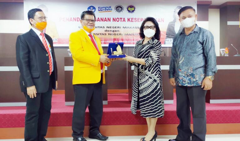 Penyelengaraan Merdeka Belajar, UNM-Unima Teken MoU 5 IMG 20201028 230051