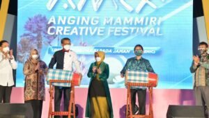 Hadiri acara Anging Mammiri Creative Festival, Gubernur Optimis dikuartal III Ekonomi Sulsel Semakin Tumbuh